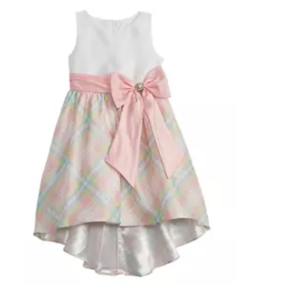 Shantung‎ Dress with Bow - Picture 1 of 5
